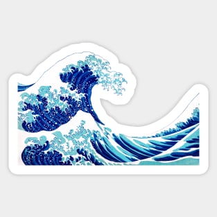 The Great Wave By Katsushika Hokusai. Sticker